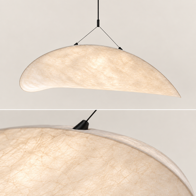 Detail of Onda's textured diffusing fabric