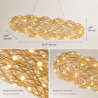 Halo Mesh Pendant