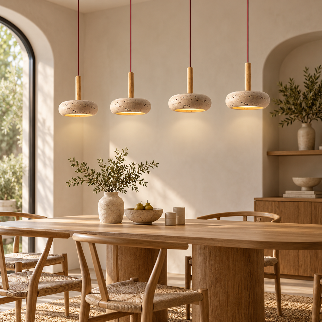 Siena Travertine Pendant
