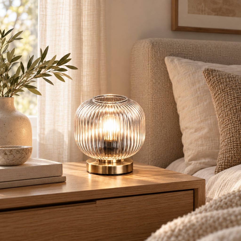 Aveline Glass Table Lamp