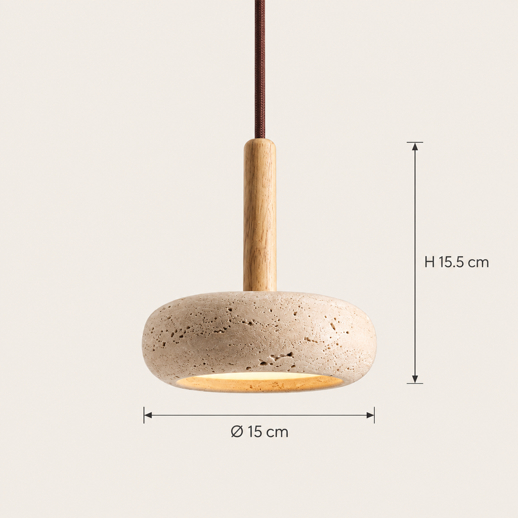 Siena Travertine Pendant