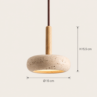 Siena Travertine Pendant